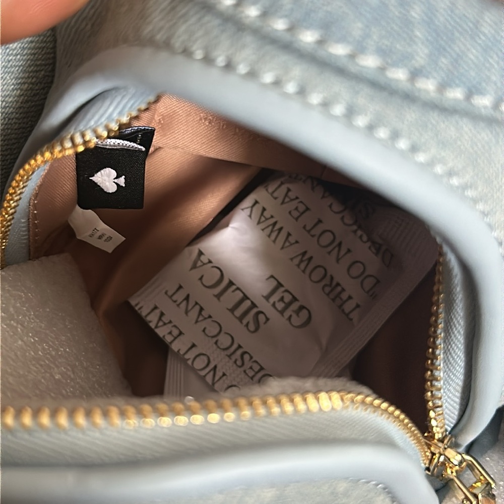 Kate Spade Denim Katey Bear Crossbody - Picture 12 of 16